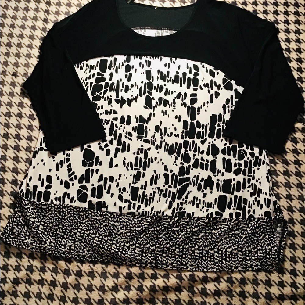 Black & White Tunic